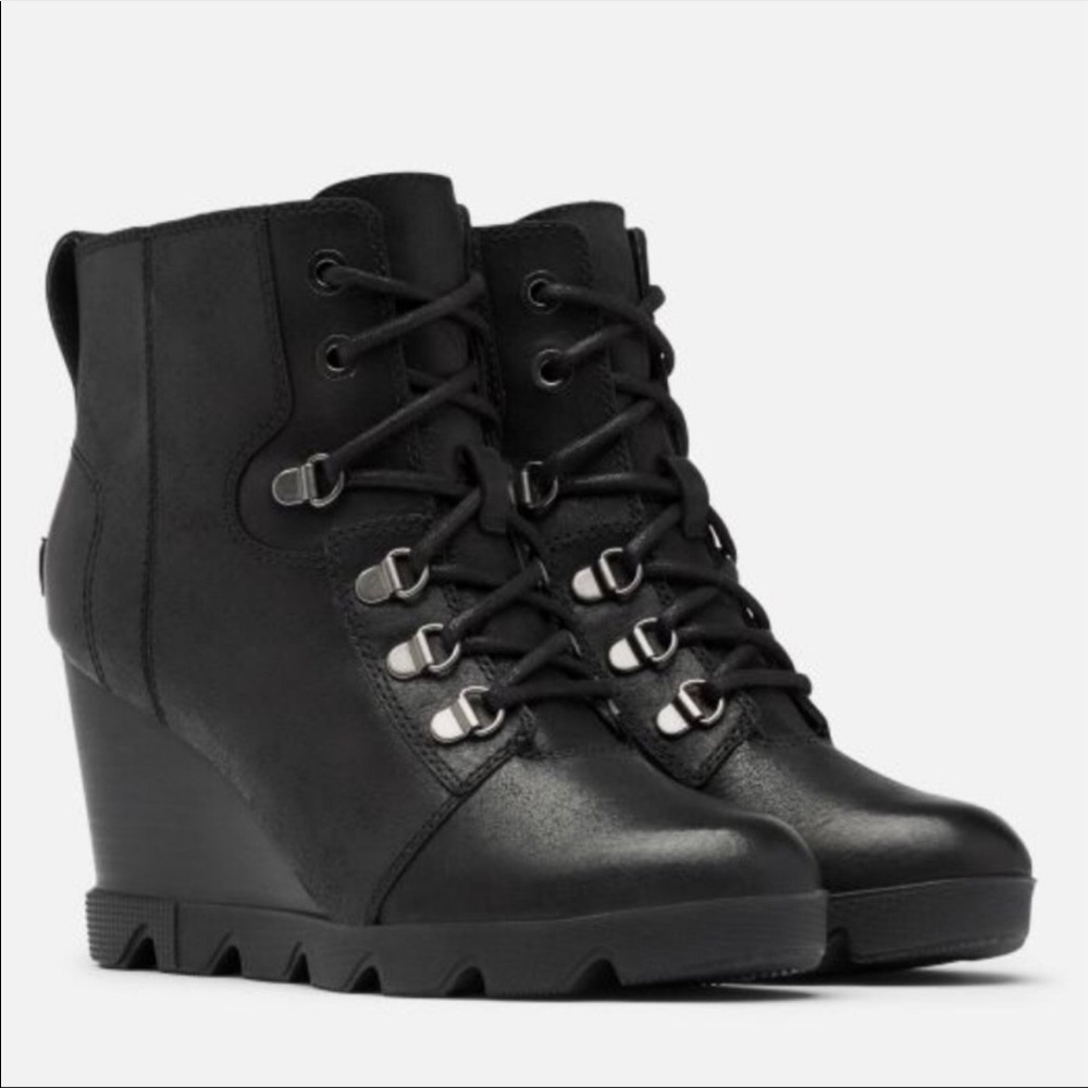 NWT Sorel Joan Uptown Waterproof Leather Ankle Bootie - Picture 2 of 14